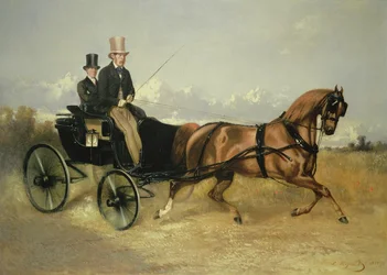 M. le comte de M. nel suo cabriolet